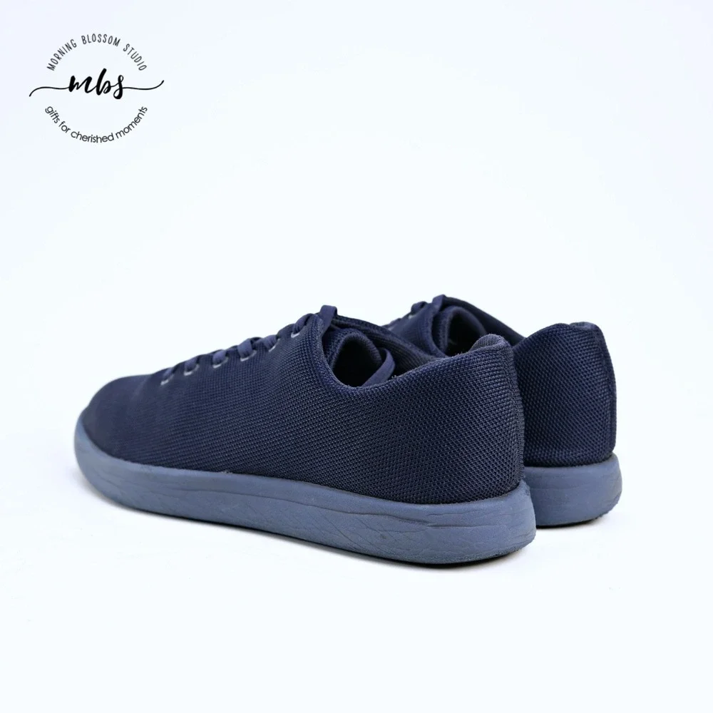 Atoms Model R40 Casual‎ Breathable Knit Sneakers Blue Men 11.75 Women 13.25
